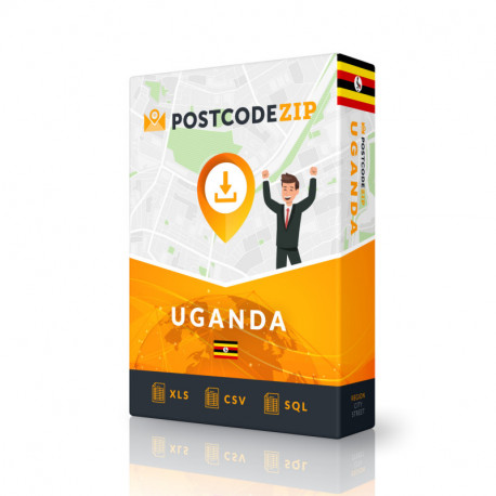 Uganda, Liste over regioner