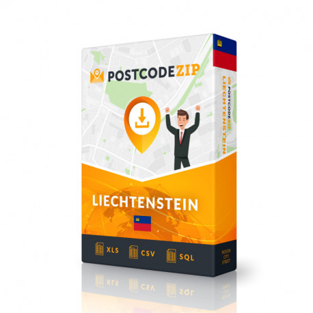 Liechtenstein, melhor ficheiro de ruas, conjunto completo