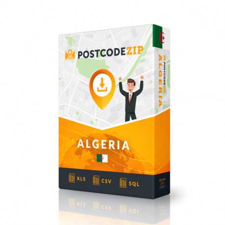 Algieria, Baza danych lokalizacji, najlepszy plik miasta