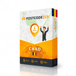 Chad, Location database, best city file