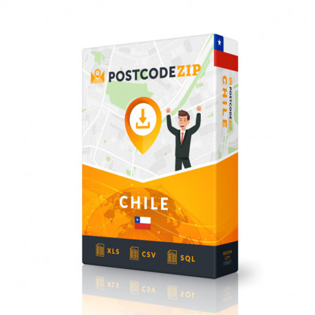 チリ、ロケーションデータベース、最高の都市ファイル