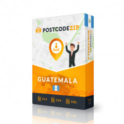 Guatemala, Location database, best city file