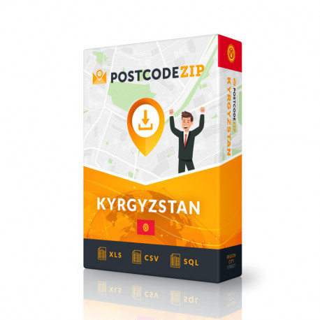 Kyrgyzstan, Location database, best city file