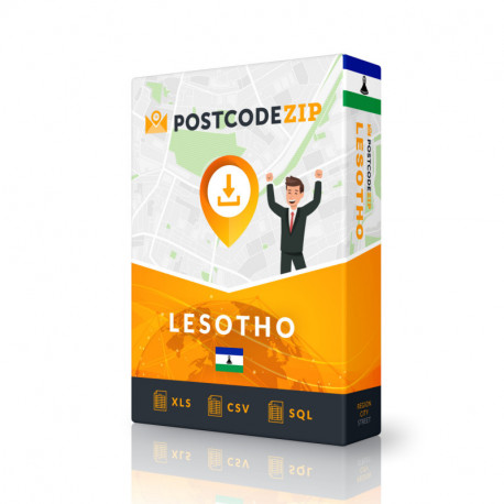 Lesoto, atrašanās vietu datu bāze, labākais pilsētas fails