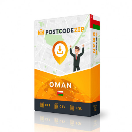 Oman, Meilleur fichier de rues, ensemble complet