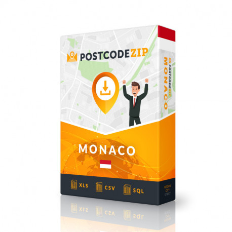 Монако, база данни за местоположение, най -добрият градски файл