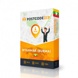Myanmar (Burma), Location database, best city file