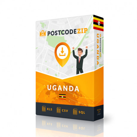 Uganda, baza de date cu locații, cel mai bun fișier de oraș