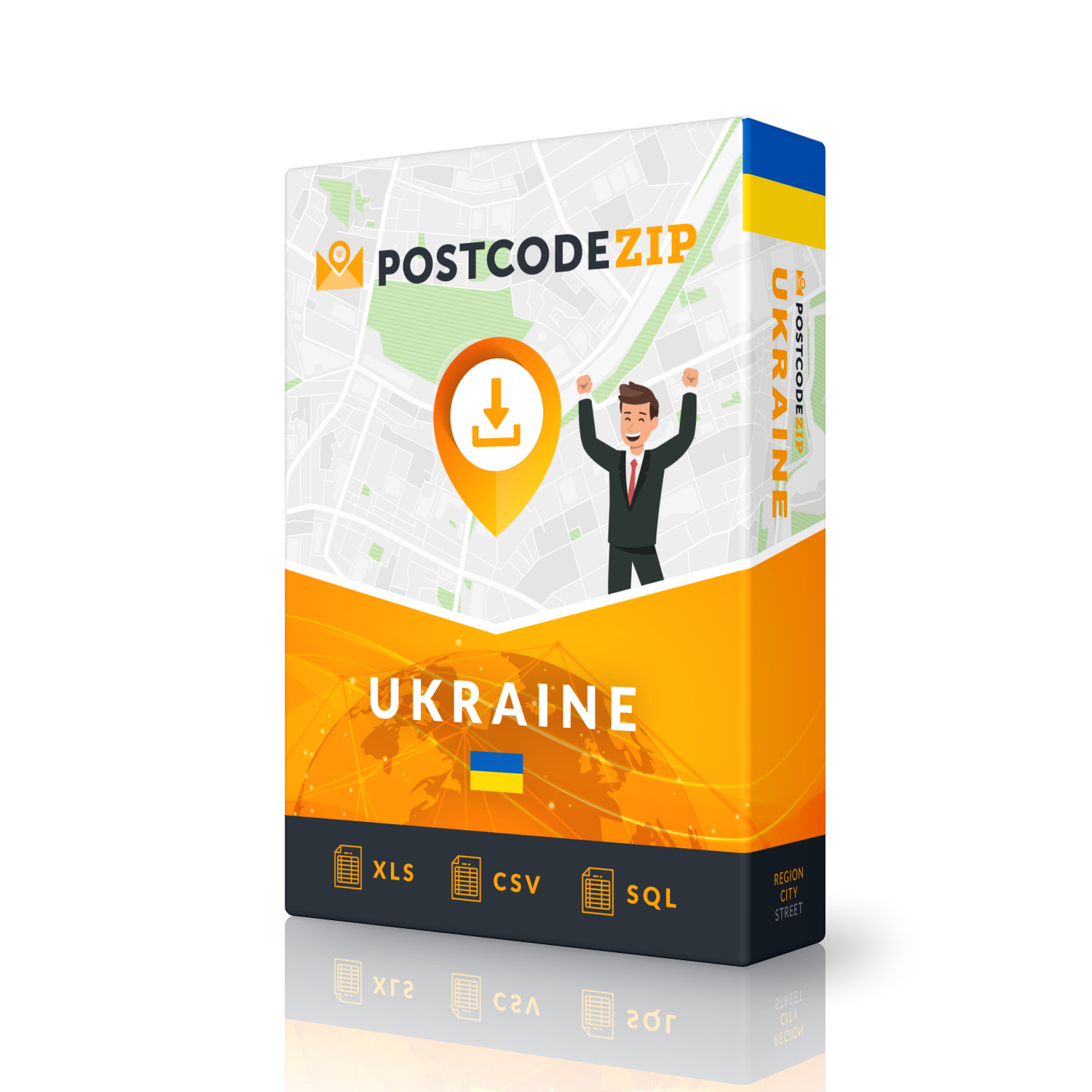 Le Code Postal Ukraine R pertorie Les Informations Postales Au Format 