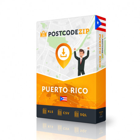 Porto Rico, database della posizione, file della città migliore