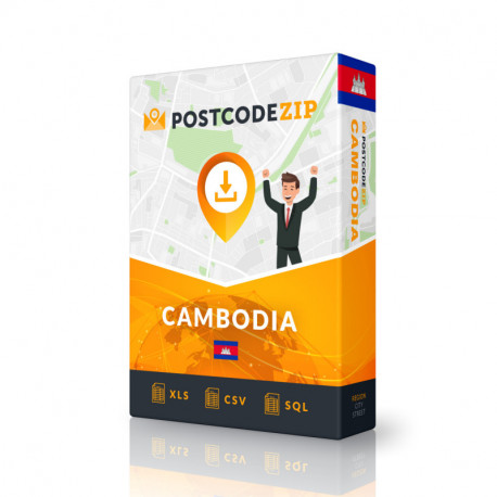 Kamboçya, Bölge listesi