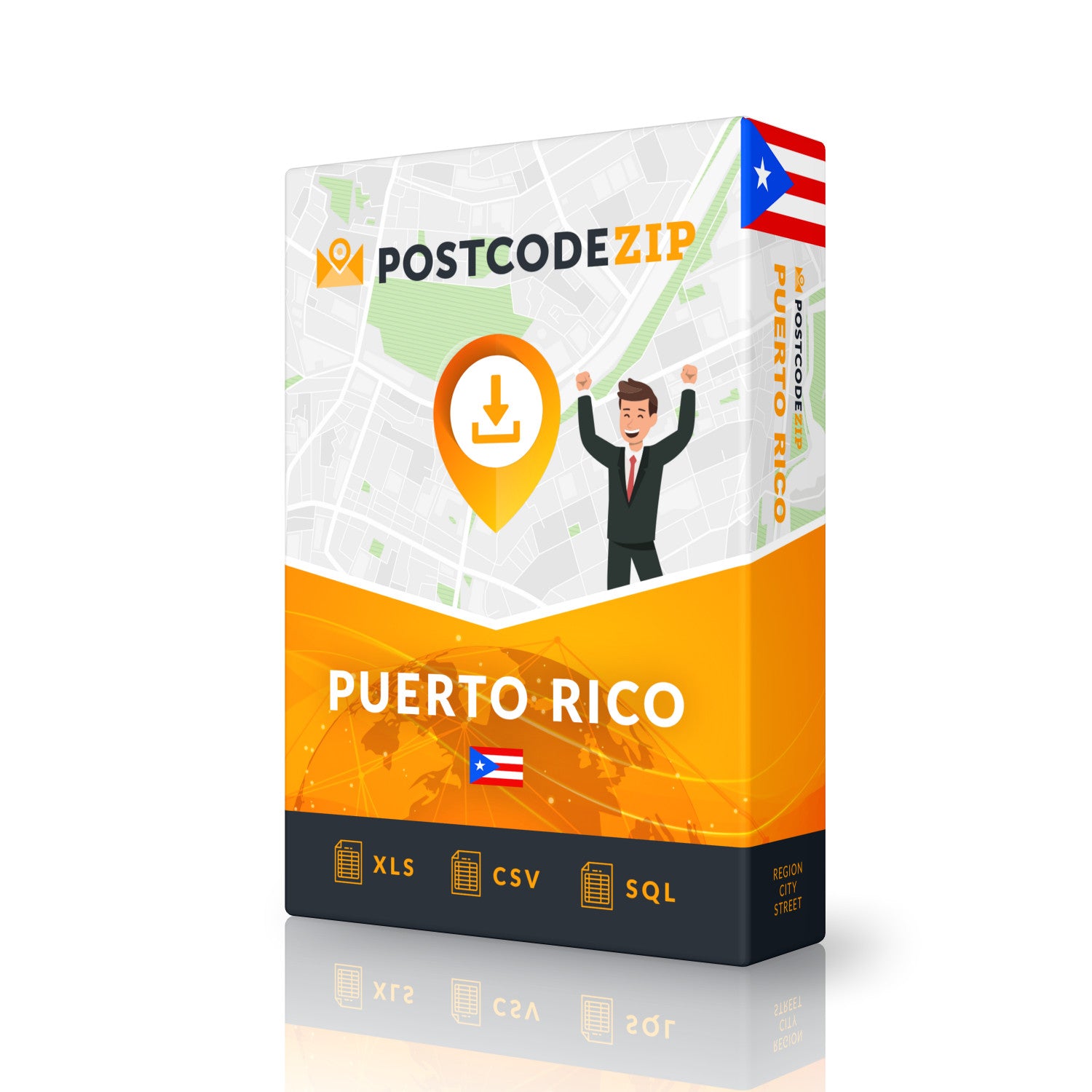 Pr Posctcode Puerto Rico Postal Code & Address Database - Excel, CSV, SQL Download ...