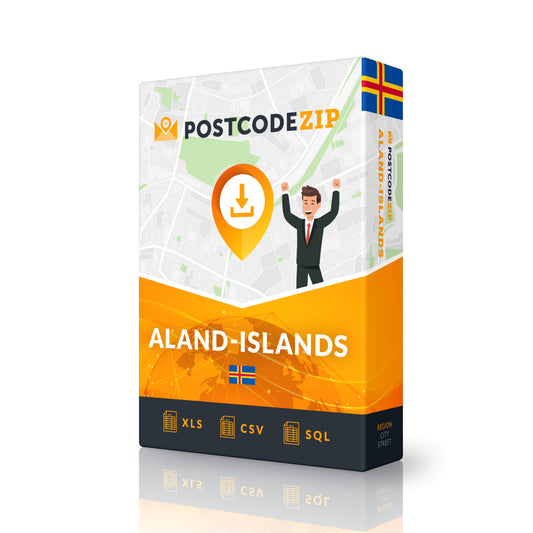 Alandeilanden, Lijst van regio's